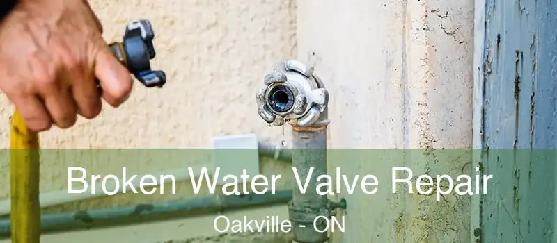  Broken Water Valve Repair Oakville - ON