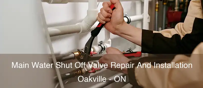  Main Water Shut Off Valve Repair And Installation Oakville - ON