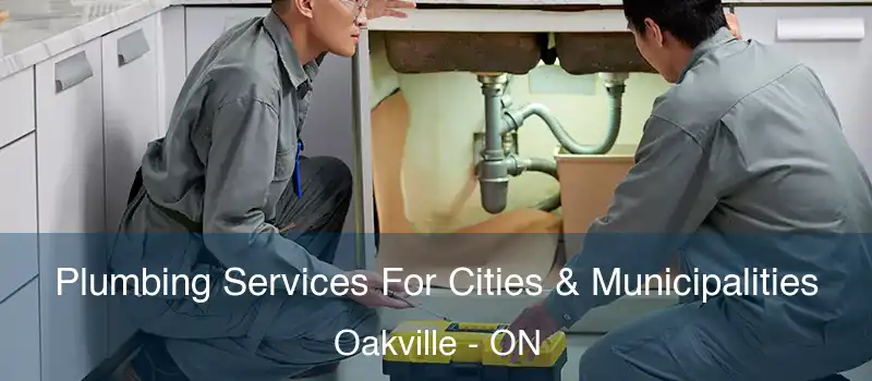  Plumbing Services For Cities & Municipalities Oakville - ON