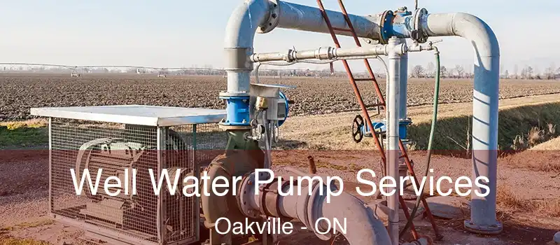  Well Water Pump Services Oakville - ON